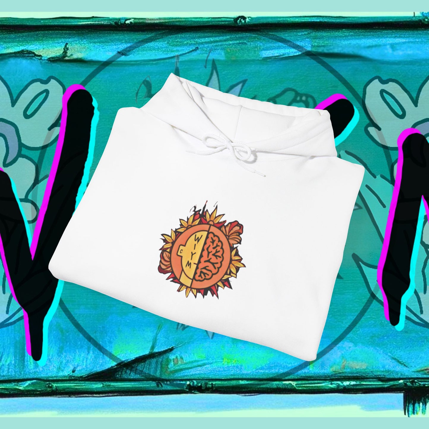 Hooded Sweatshirt When We Love We Grow Mental Health Support