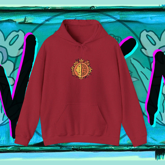 Hooded Sweatshirt When We Love We Grow Mental Health Support