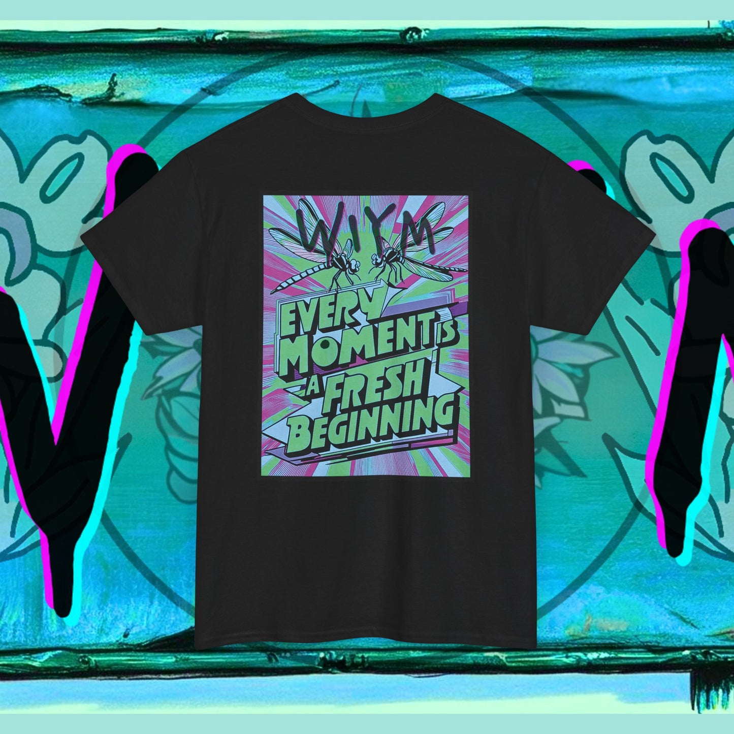 Motivational Cotton Tee - Every Moment is a Fresh Beginning