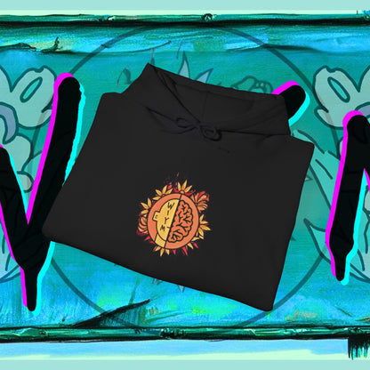 Hooded Sweatshirt When We Love We Grow Mental Health Support